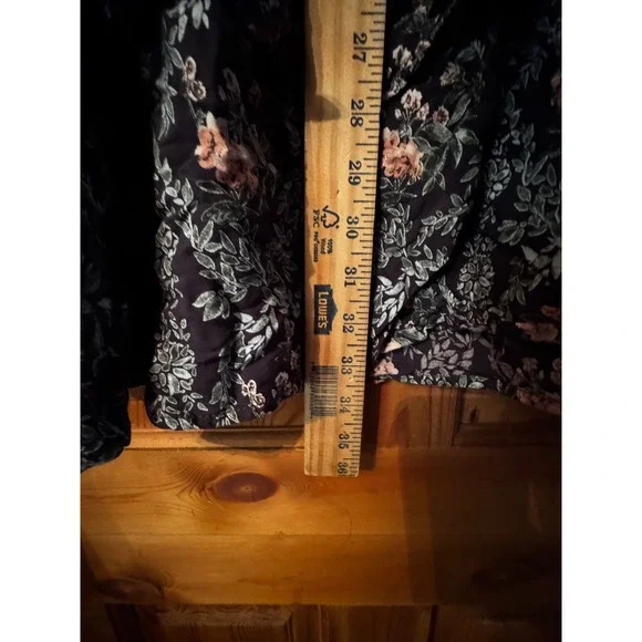 Wrangler Retro Floral Print Tiered Ruffle Dress Womens XL Long Sleeve - Picture 3 of 9